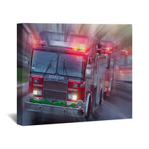 Fire Trucks Wall Art 22655128