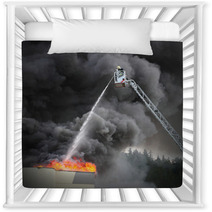 Firefighter And Burning House Nursery Decor 66227690