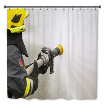 Firefighter In Action Bath Decor 58169183