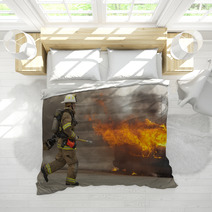 Firefighter In Action Bedding 15288820