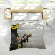 Firefighter In Action Bedding 58169183