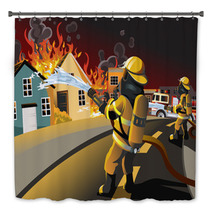 Firefighters Bath Decor 36569194