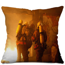 Firefighters Carrying An Accident Victim Pillows 19274504