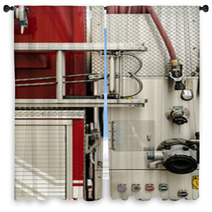 Firefighters Equipment Window Curtains 41625897