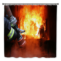 Firefighters  First In Last Out Bath Decor 2236621