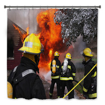 Firefighters In Action Bath Decor 5113946