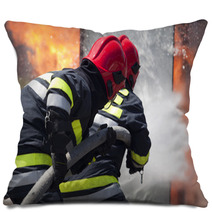 Firefighters In Action Pillows 42224219