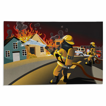 Firefighters Rugs 36569194