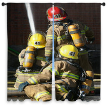 Firefighters Window Curtains 45970877
