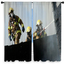 Firefighters Window Curtains 45971018
