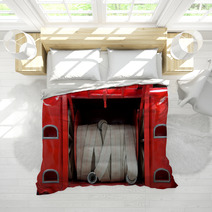 Firehose In Red Firetruck Bedding 41885495
