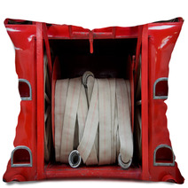 Firehose In Red Firetruck Pillows 41885495