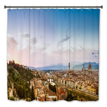 Firenze, Panoramica Al Tramonto Bath Decor 60721261