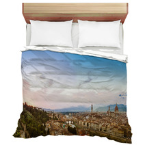 Firenze, Panoramica Al Tramonto Bedding 60721261
