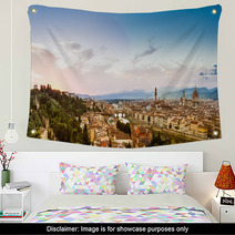 Firenze, Panoramica Al Tramonto Wall Art 60721261
