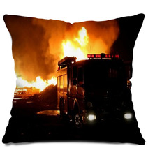 Firetruck And Fire Pillows 29068663