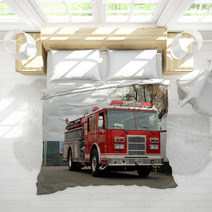 Firetruck Bedding 48261012