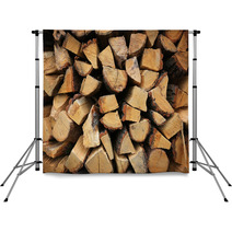 Firewood Background Backdrops 57244913
