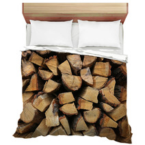 Firewood Background Bedding 57244913
