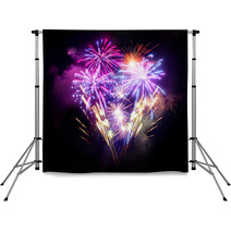 Fireworks Display Backdrops 46941117