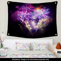 Fireworks Display Wall Art 46941117
