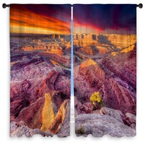 First Light At Dead Horse Canyon Window Curtains 69738012