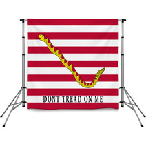 First Navy Jack Flag Of The United States Of America Backdrops 132776783