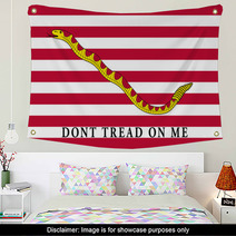 First Navy Jack Flag Of The United States Of America Wall Art 132776783