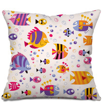 Fish Sea Pattern Pillows 66470332