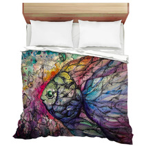Fishes Watercolors Bedding 64798480