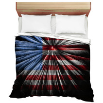 Flag And Fireworks Bedding 2185104