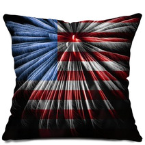 Flag And Fireworks Pillows 2185104