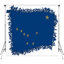Flag Of Alaska Vector Illustration Of A Stylized Flag Backdrops 113506860