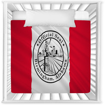 Flag Of Birmingham Alabama Usa Nursery Decor 111520931
