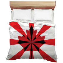 Flag Of Canada Bedding 67096543