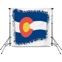 Flag Of Colorado Vector Illustration Of A Stylized Flag Backdrops 113506935