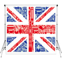 Flag Of England From Symbols Of The United Kingdom And London Backdrops 44543380