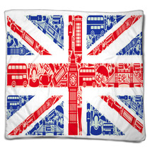 Flag Of England From Symbols Of The United Kingdom And London Blankets 44543380