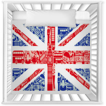 Flag Of England From Symbols Of The United Kingdom And London Nursery Decor 44543380