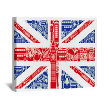 Flag Of England From Symbols Of The United Kingdom And London Wall Art 44543380