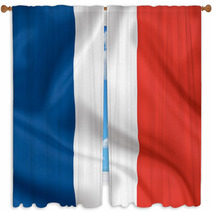 Flag Of France Window Curtains 65545130