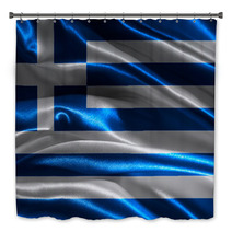 Flag Of Greece Bath Decor 66426135