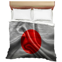 Flag Of Japan Bedding 66426177