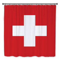 Flag Of Swiss Bath Decor 66576669