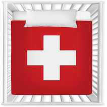 Flag Of Swiss Nursery Decor 66576669