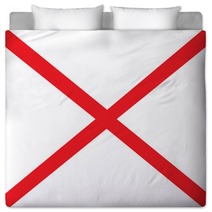 Flag Of The American State Of Alabama Bedding 51491456