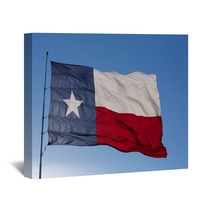Flag Of The State Of Texas Wall Art 51050433