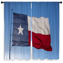 Flag Of The State Of Texas Window Curtains 51050433