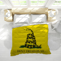 Flag Tread On Snake Yellow Bedding 108498632