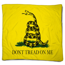 Flag Tread On Snake Yellow Blankets 108498632